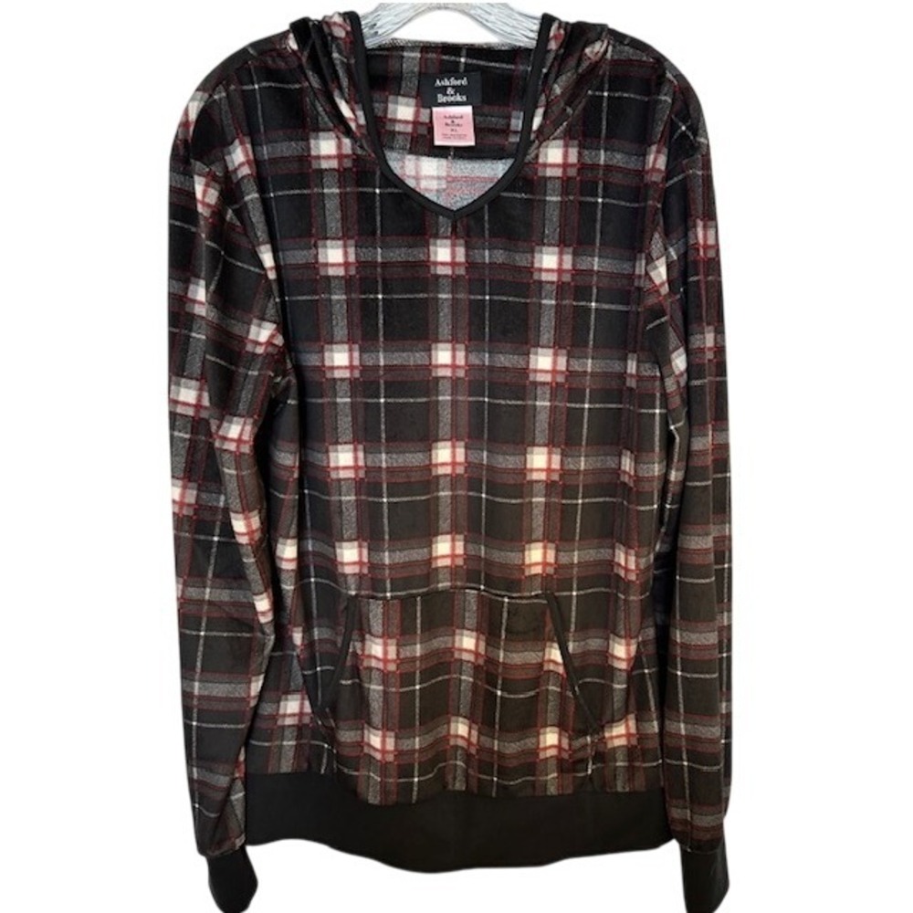 Ashford & Brooks Women's Long Sleeve Minky Micro Fleece Pullover Sweatshirt XL‎